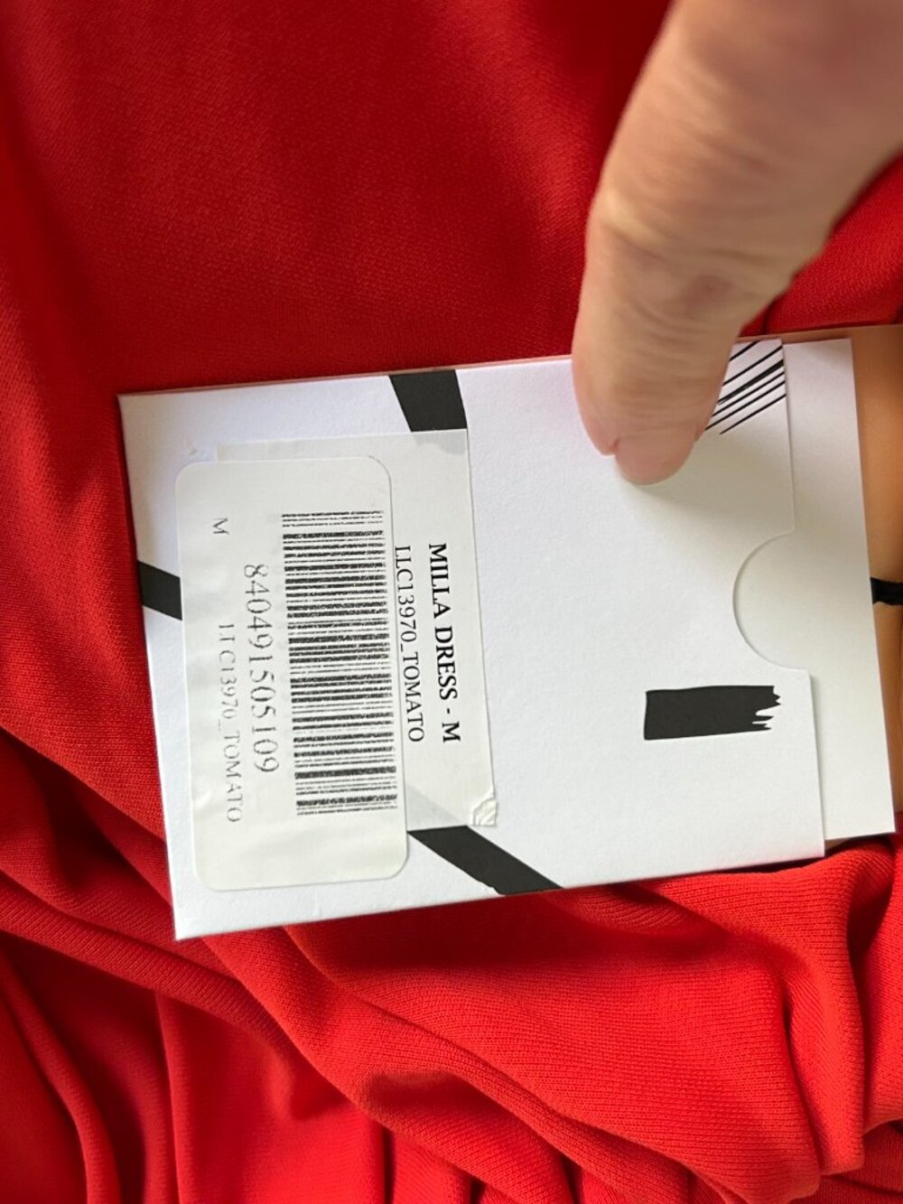 La Ligne NWT Milla dress, tomato, M - Picture 11 of 11